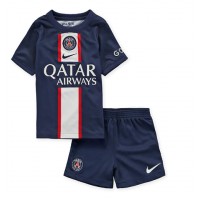 Paris Saint-Germain Hjemmebanesæt Børn 2022-23 Kortærmet (+ Korte bukser)